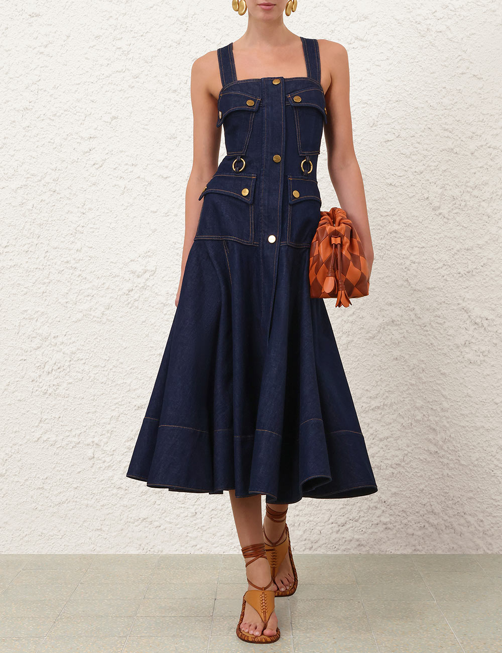 Vestido Midi de Denim Luna