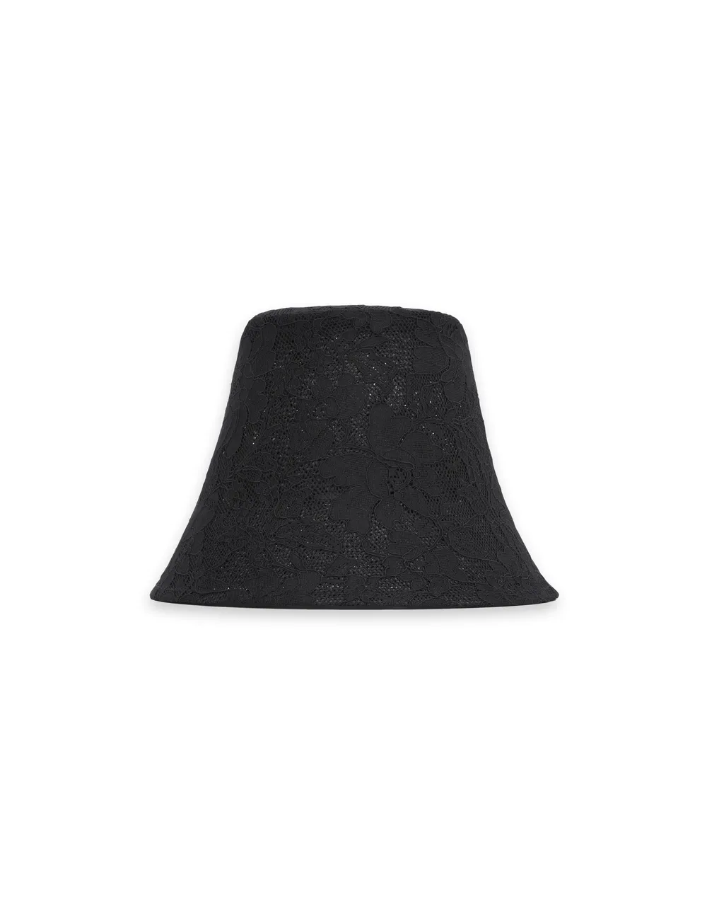 Sombrero de paja con encaje