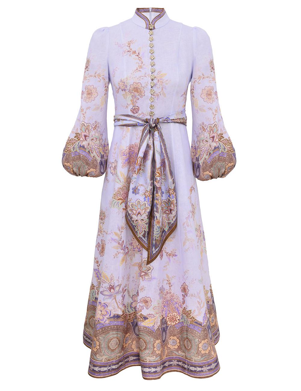 Vestido Midi Botón Luna