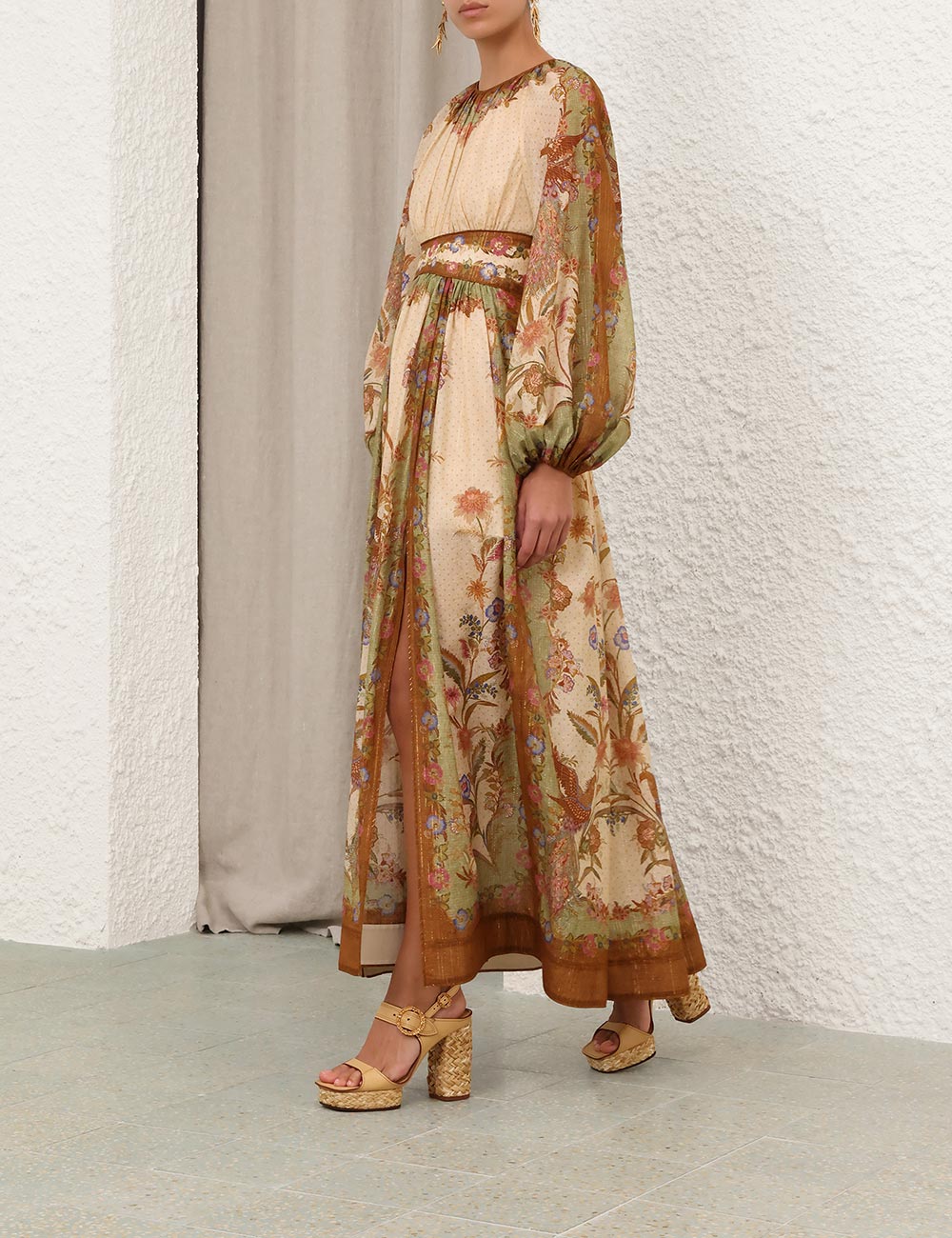 Vestido Maxi de Cintura Alta Indra