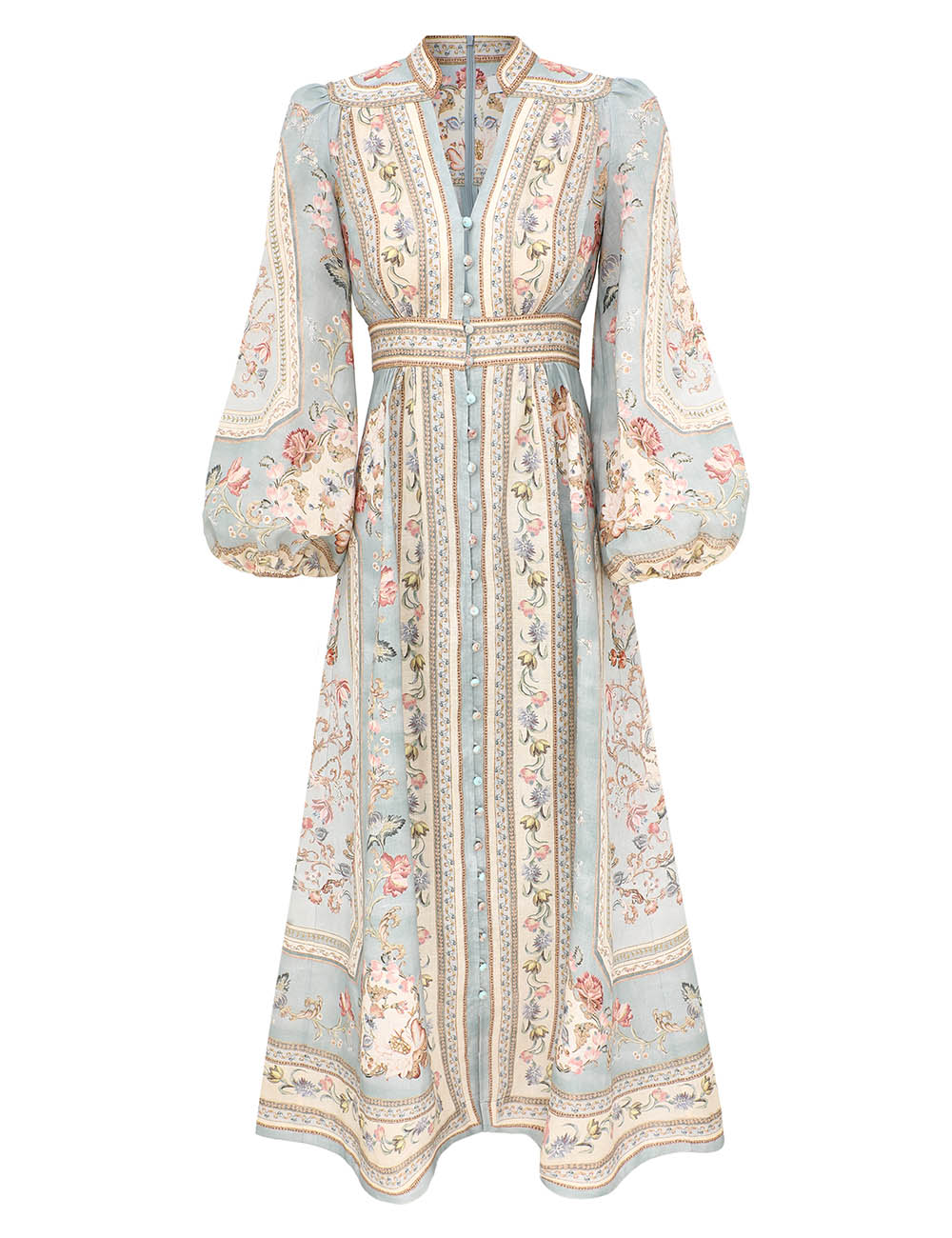 Vestido Midi Escote Profundo Roselight