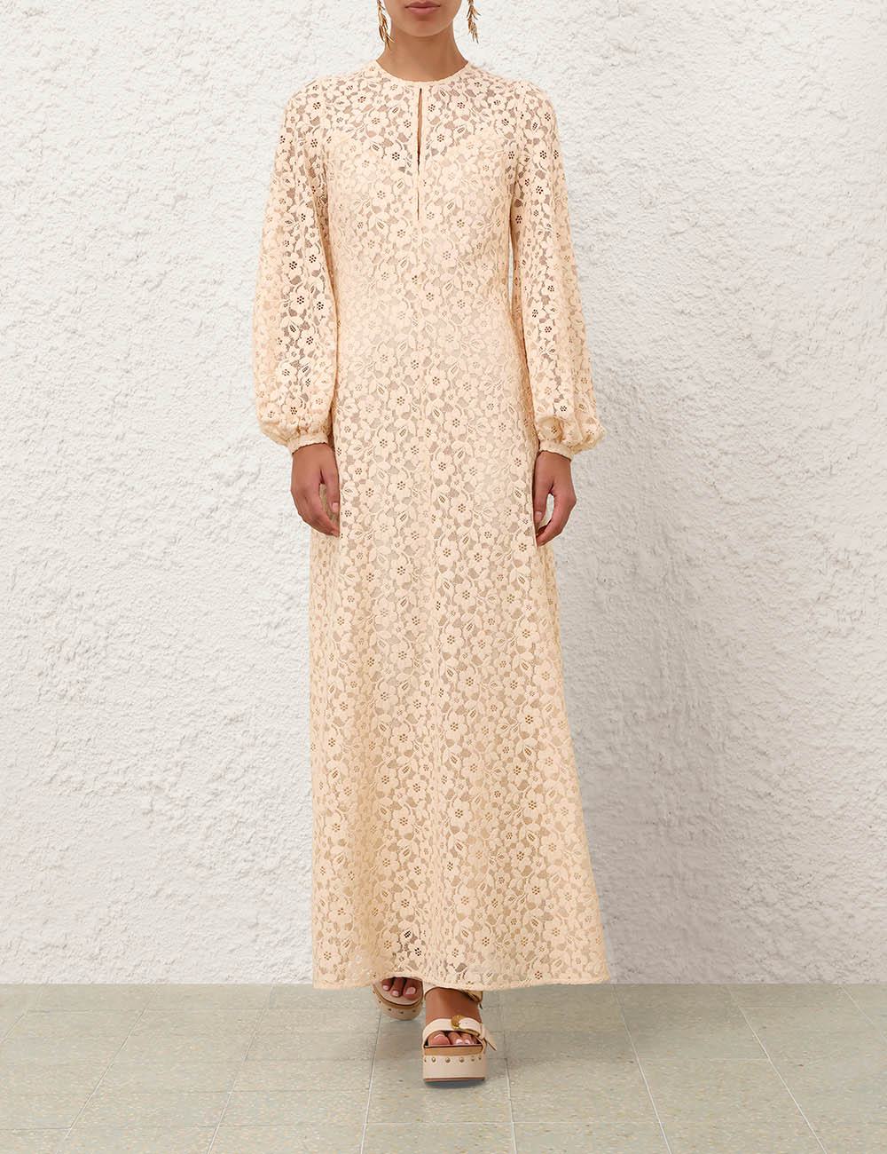 Vestido Maxi de Encaje