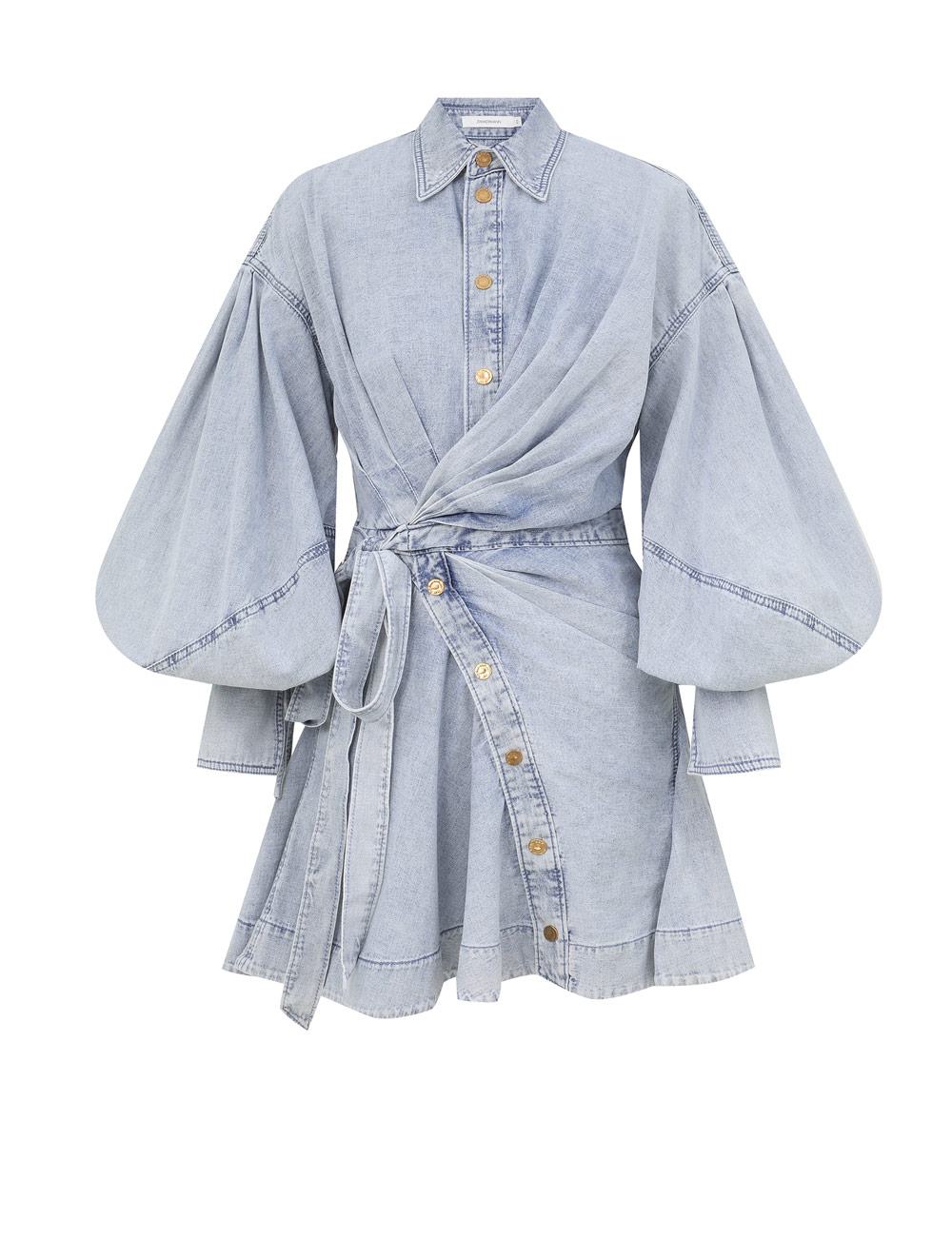 Mini Vestido de Denim Rebellion