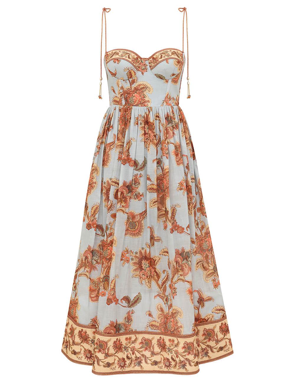 Vestido Midi Corset Aster
