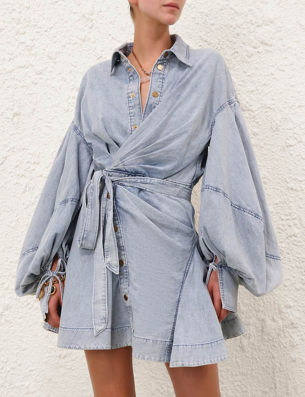 Mini Vestido de Denim Rebellion