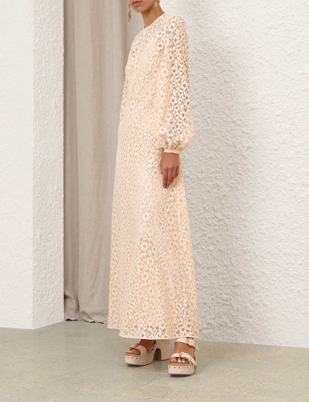 Vestido Maxi de Encaje