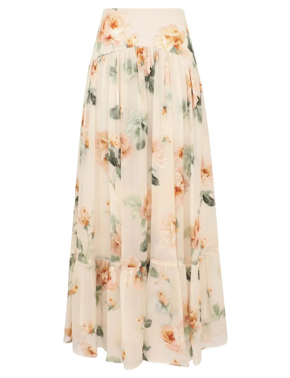 Falda Midi Burnout Carousel