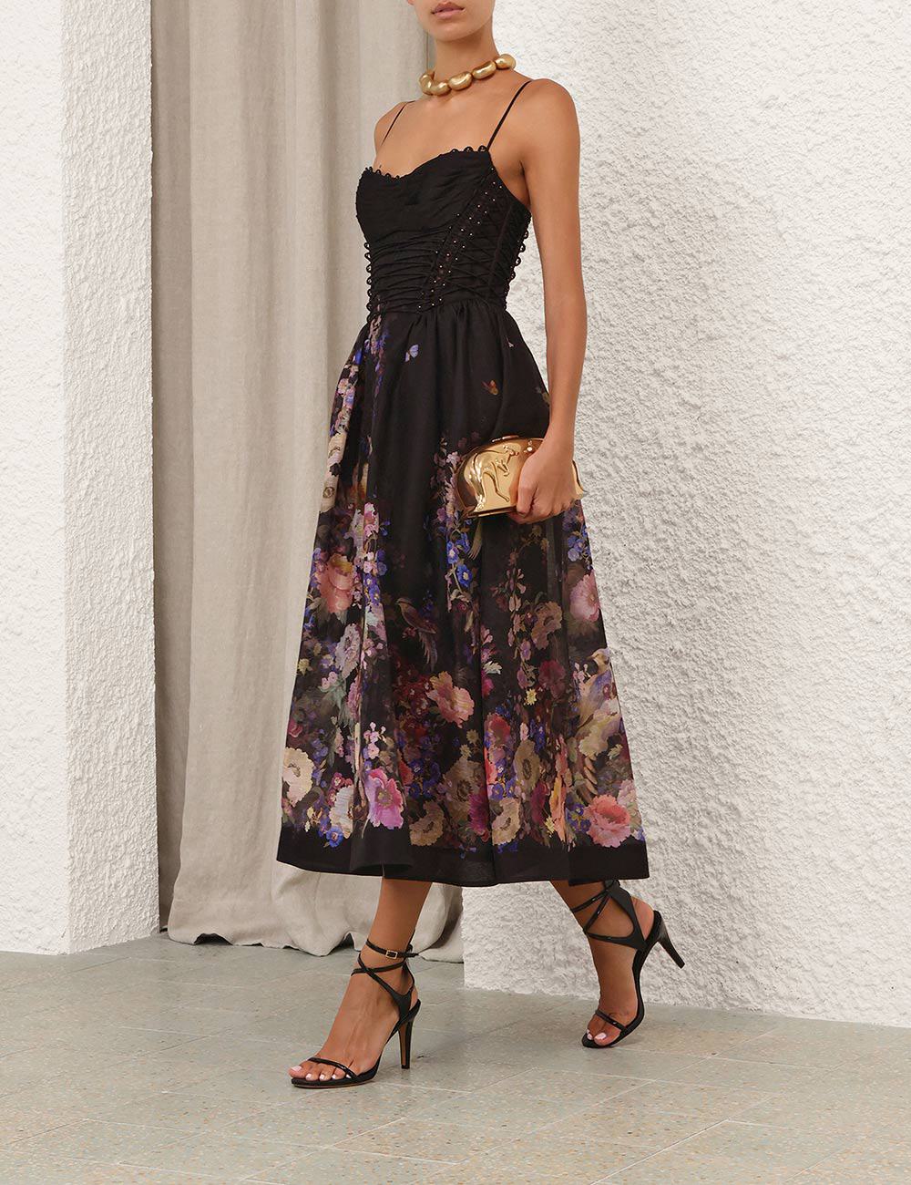 Vestido de Pícnic con Abalorios Luna