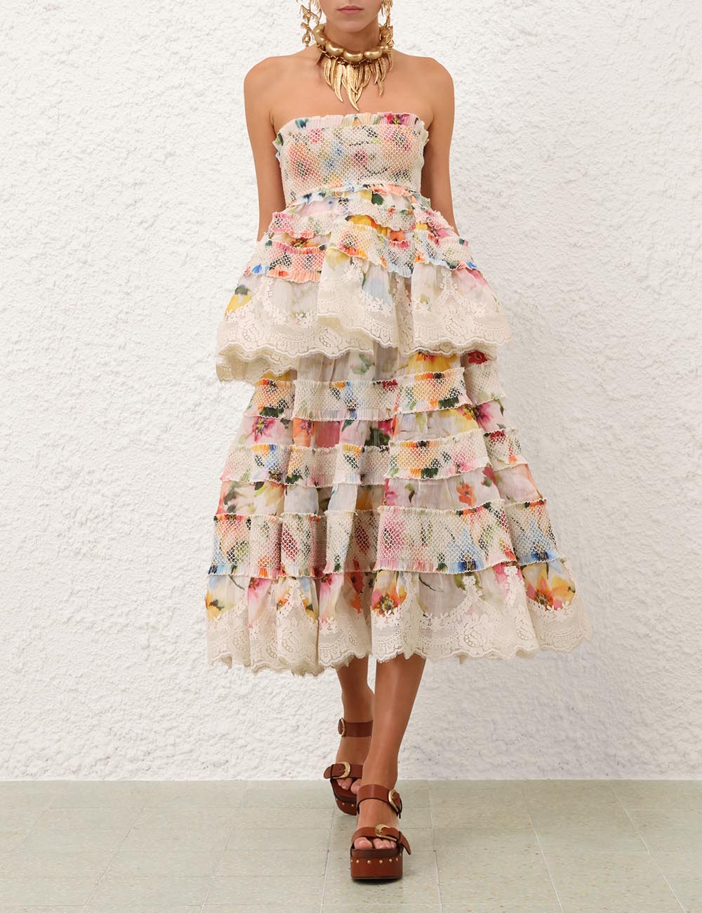 Vestido Midi Elástico Alquimia