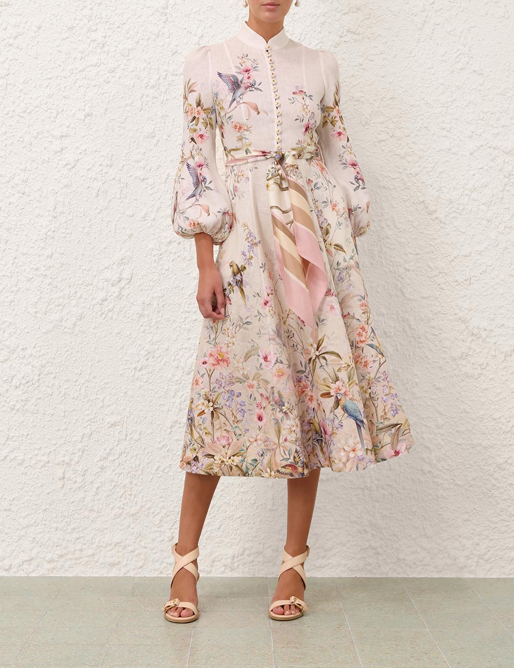 Vestido Midi con Botones Rebellion