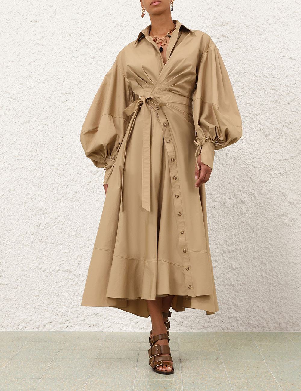 Vestido Midi Poplin Rebellion