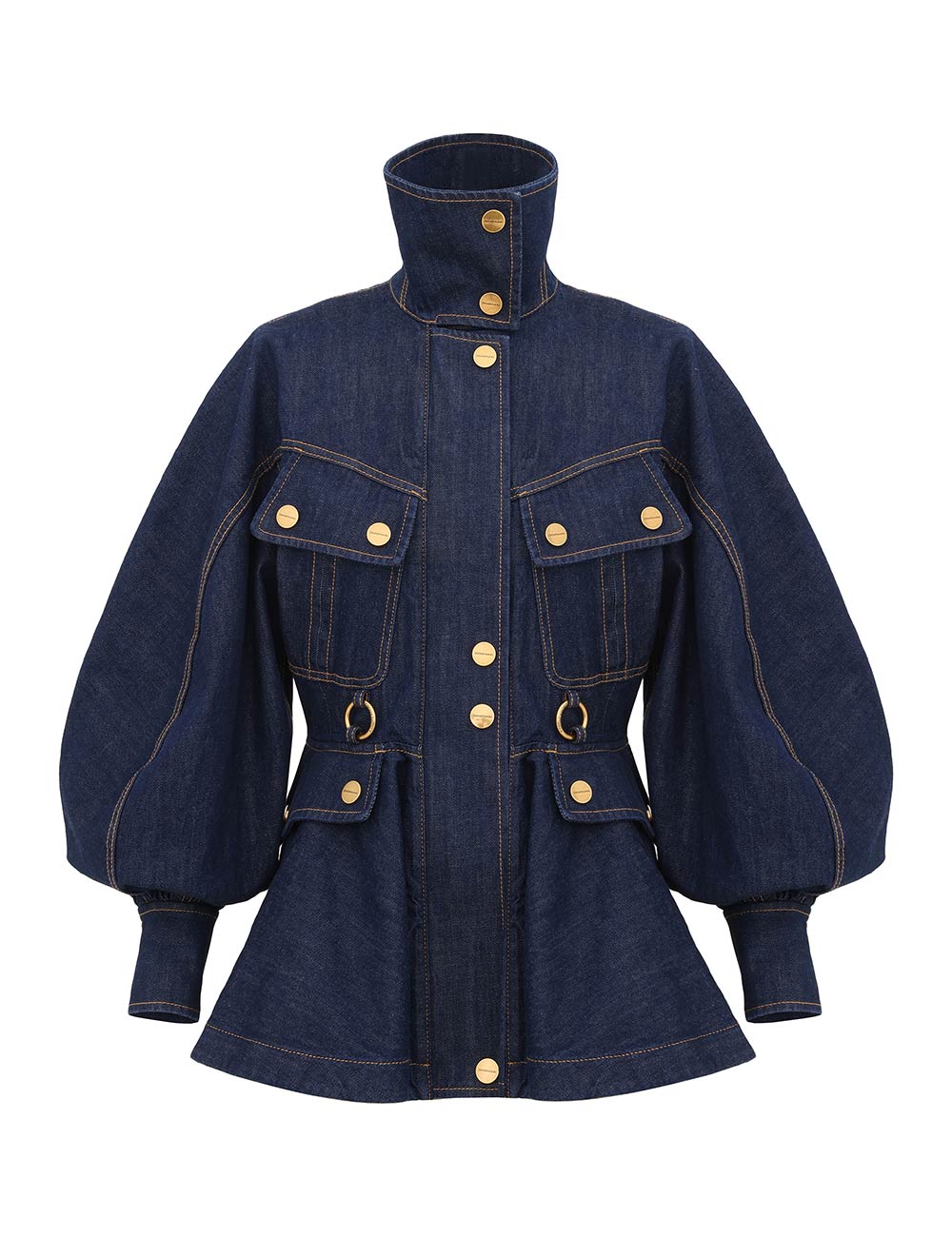 Chaqueta utilitaria de denim Luna