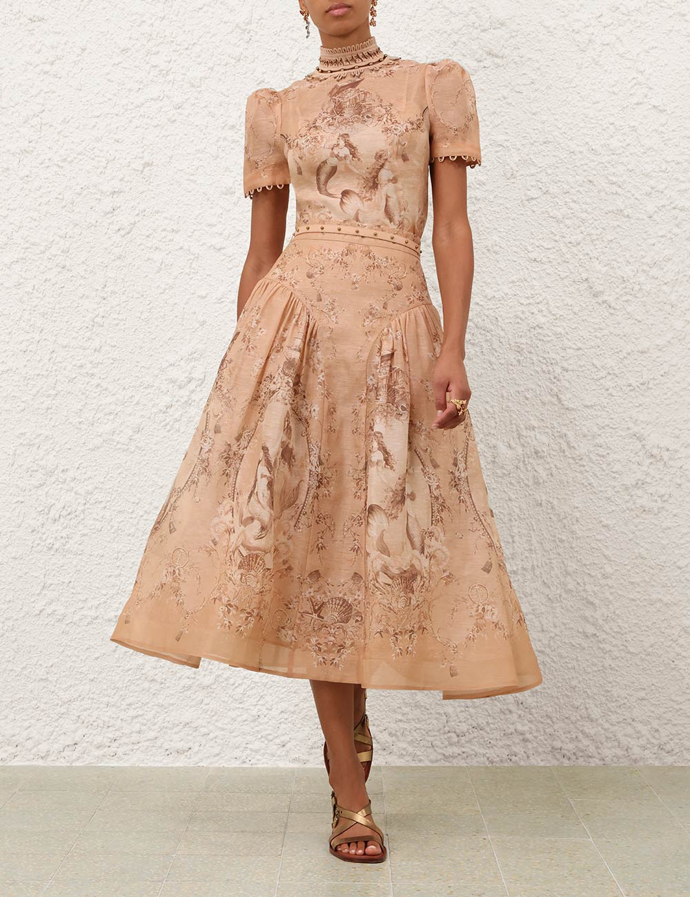 Falda Midi con cuentas Rebellion