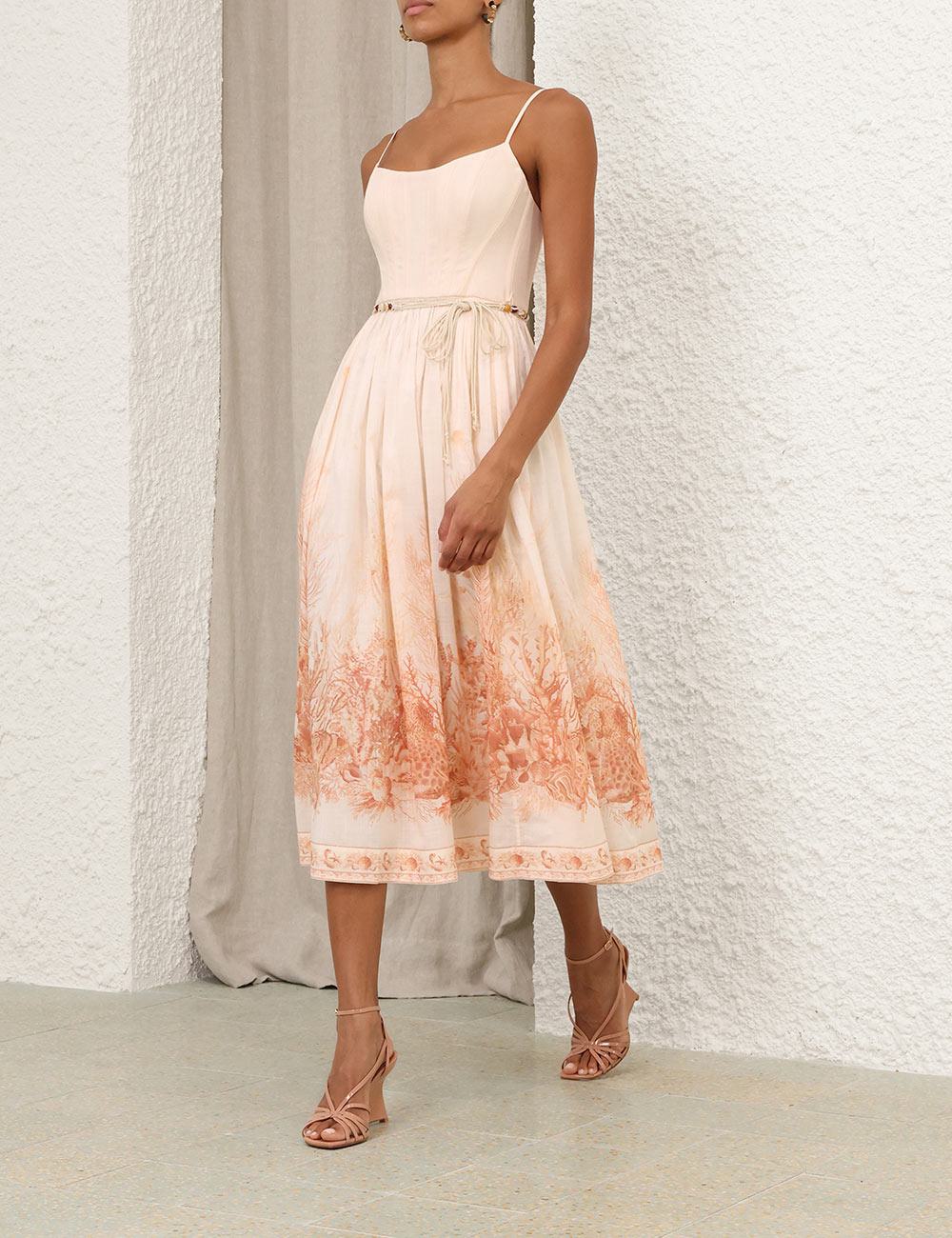 Vestido Midi Corset Wanderlust