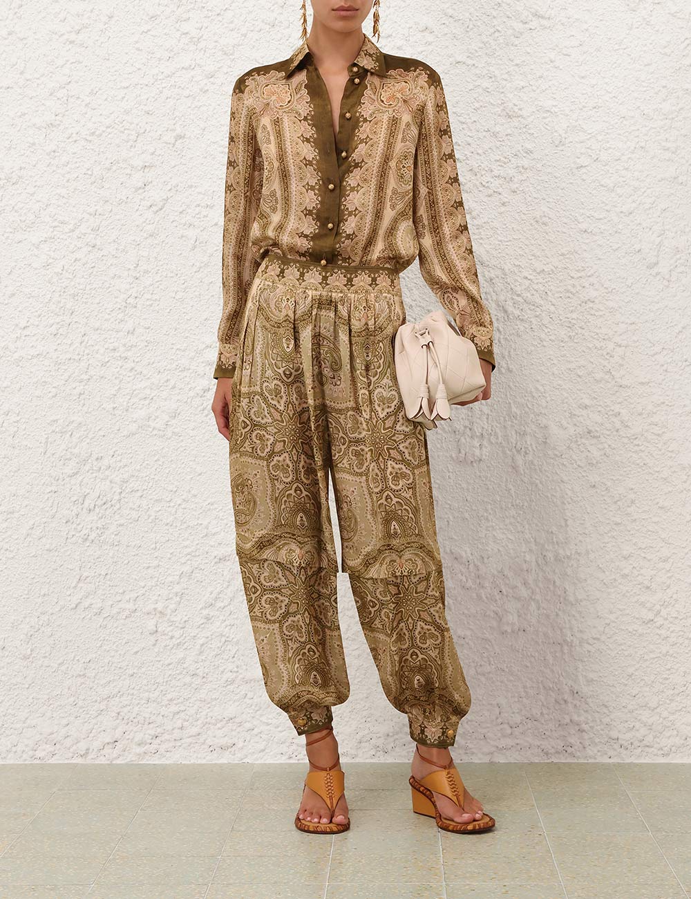 Pantalón de Harem Satinado Luna