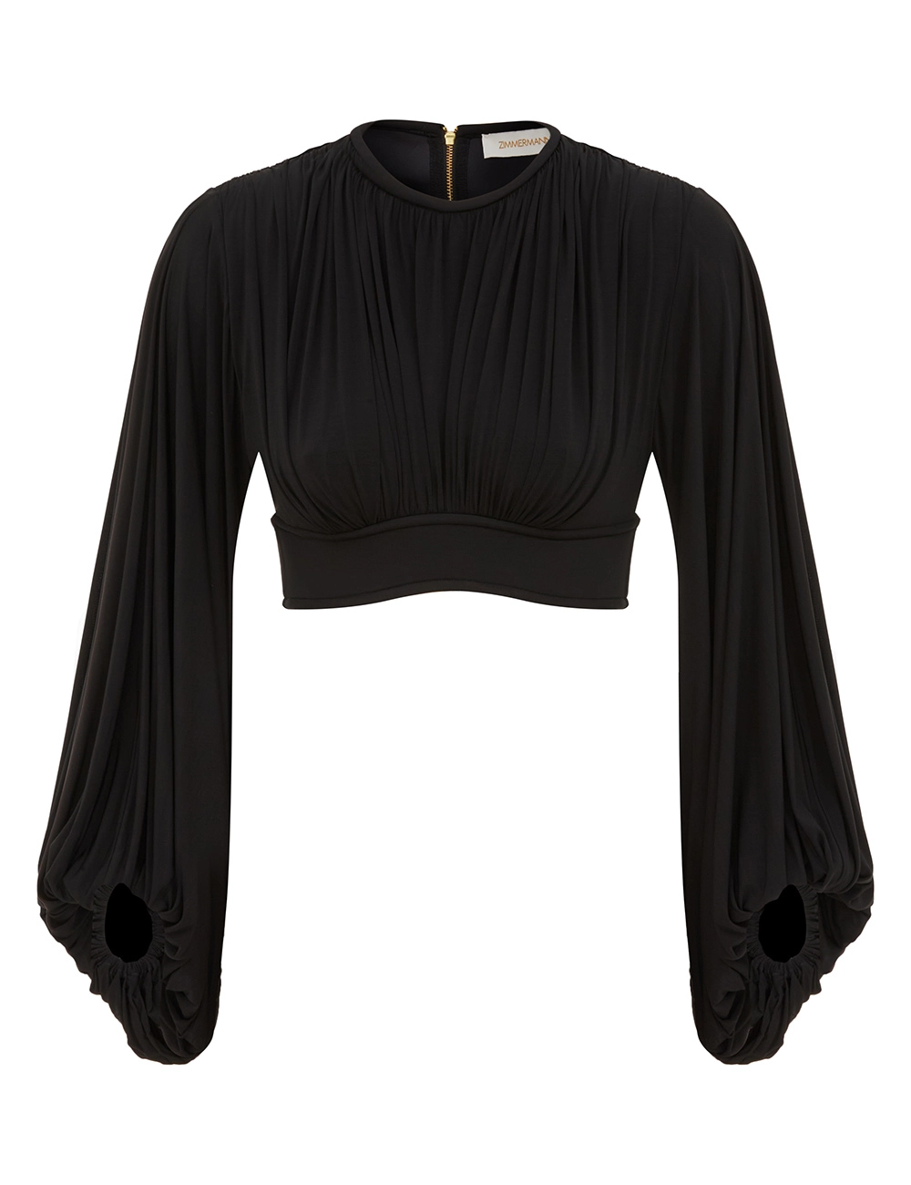 Top de Escote con Forma de Alas de Luna