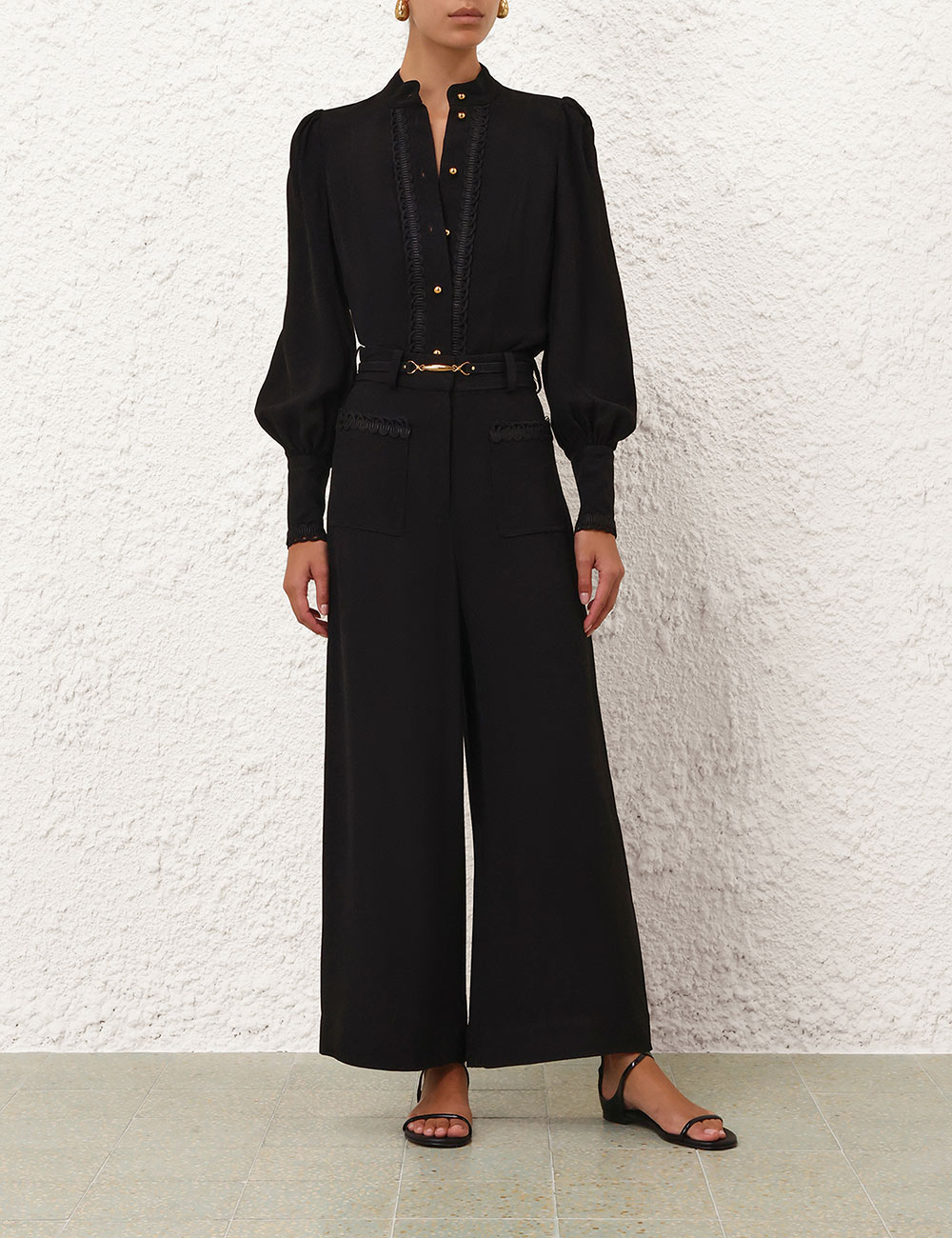 Pantalón Culotte Recortado