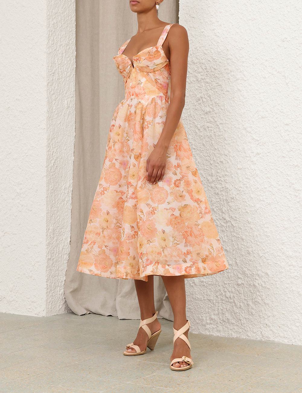 Vestido Midi Drape Rebellion