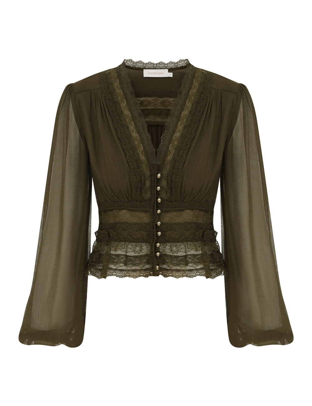 Blusa Luna con escote en V