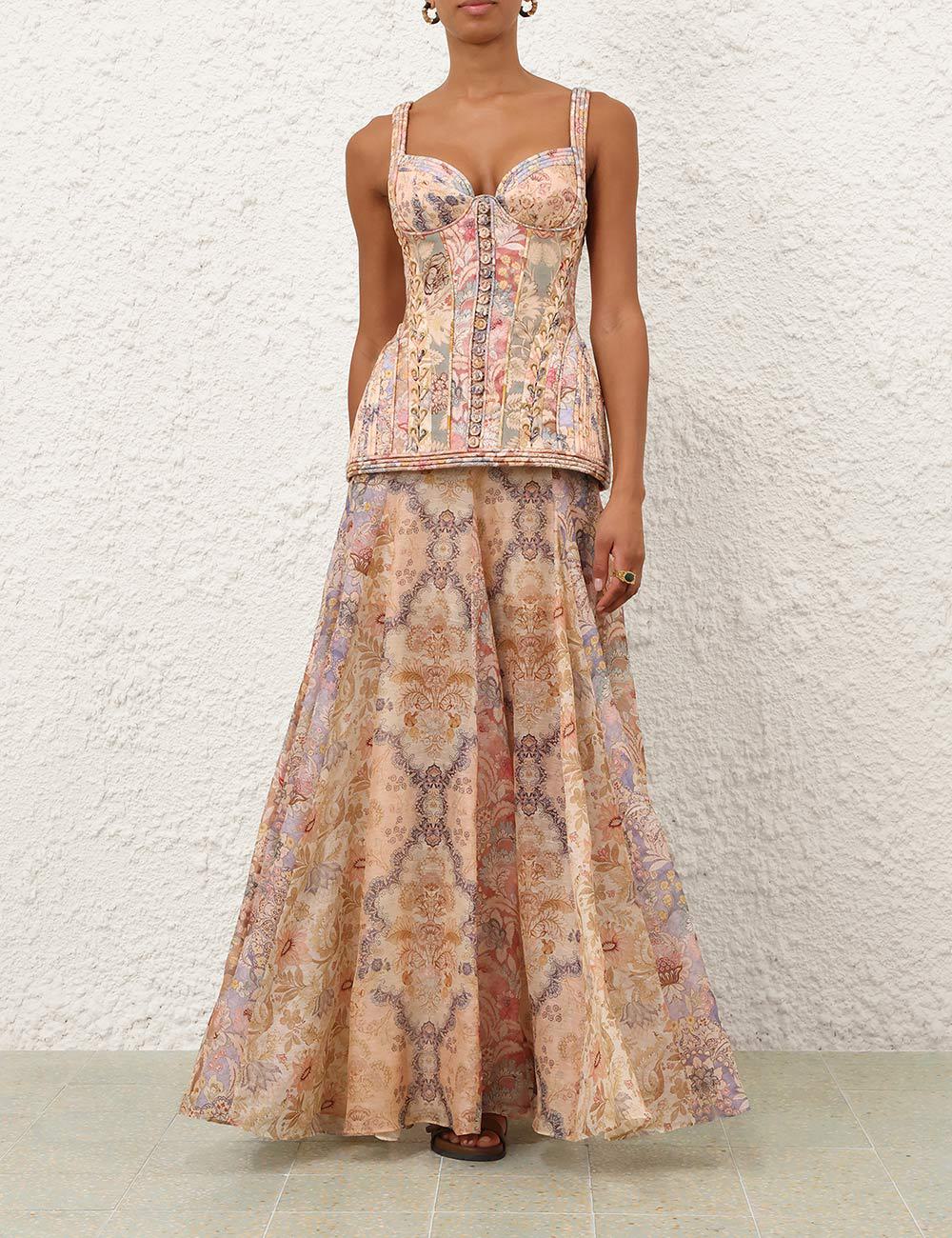 Vestido maxi con cordones Rebellion