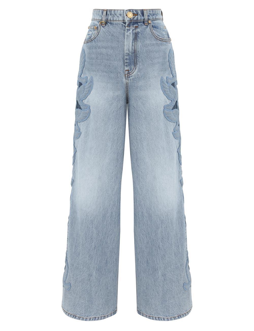 Pantalón Alchemy Applique Relajado con Abertura