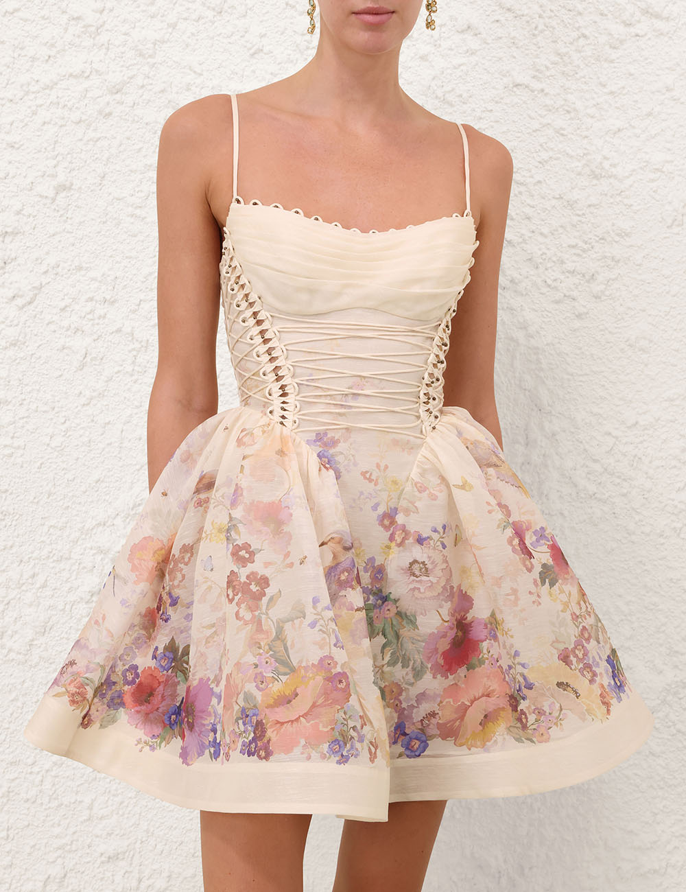 Vestido Mini con Abalorios Alquimia