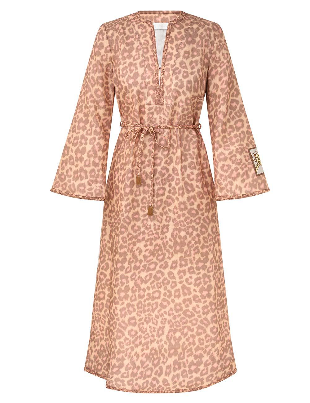 Vestido Midi con Borde de Cuerda Awaken