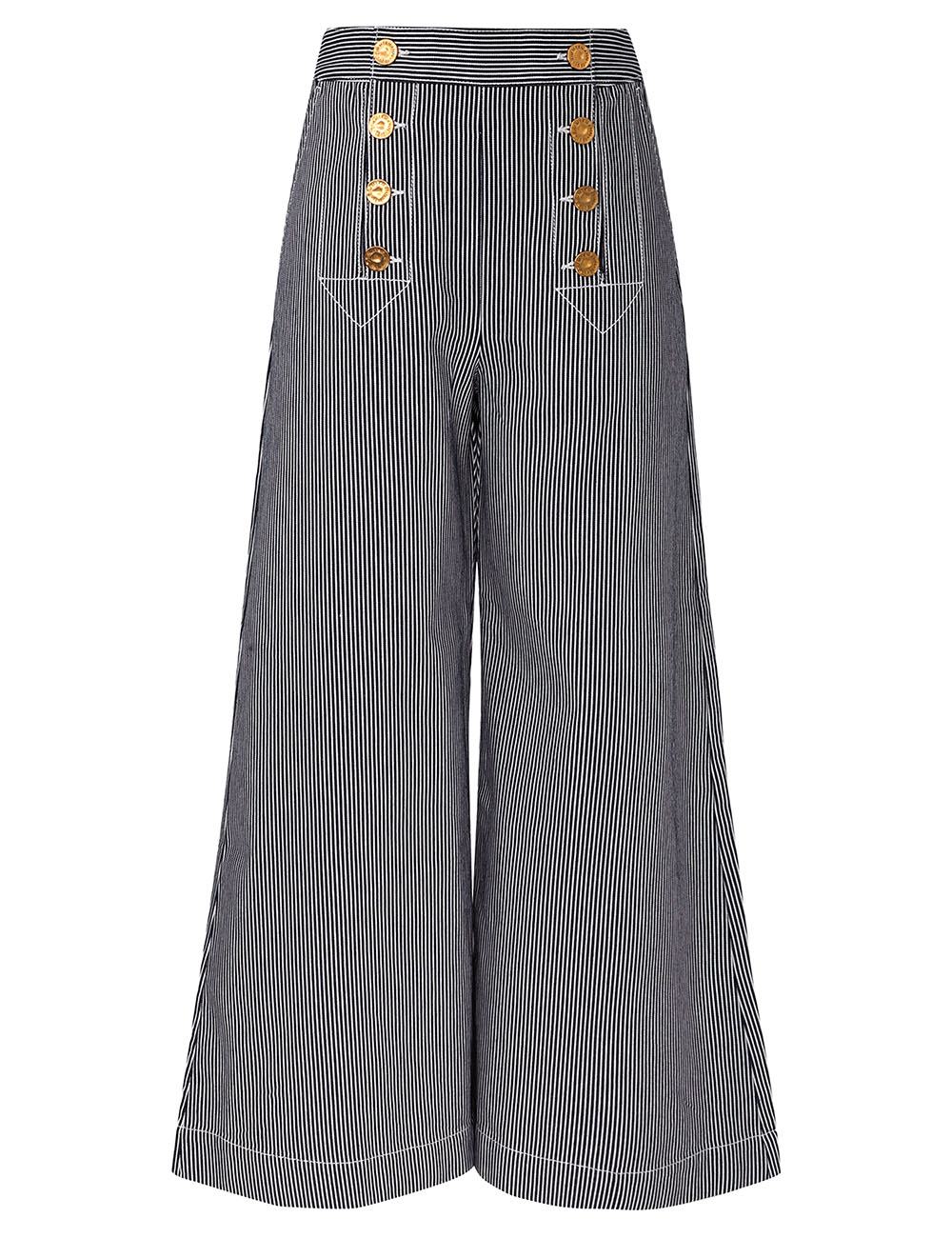 Pantalón vaquero de denim con rayas Patience