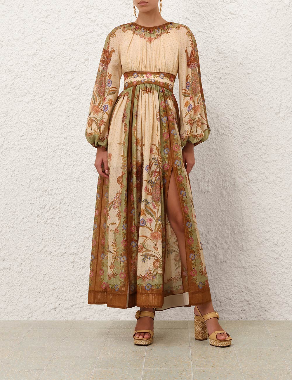 Vestido Maxi de Cintura Alta Indra