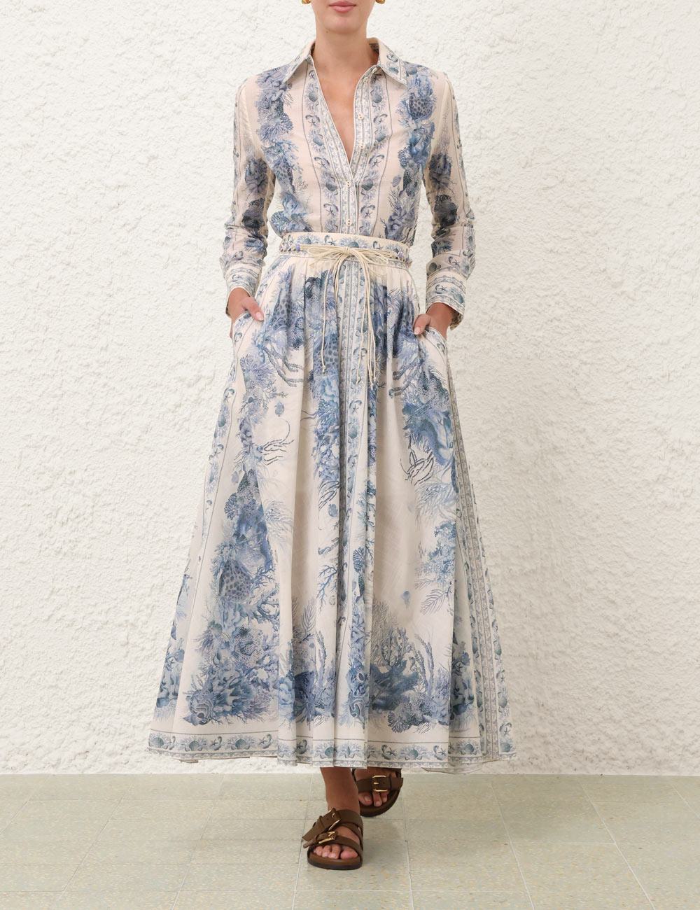 Falda maxi A-line Wanderlust