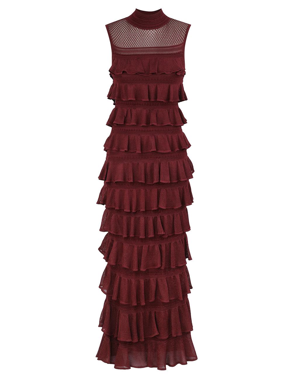 Vestido Midi con Volantes Rebellion