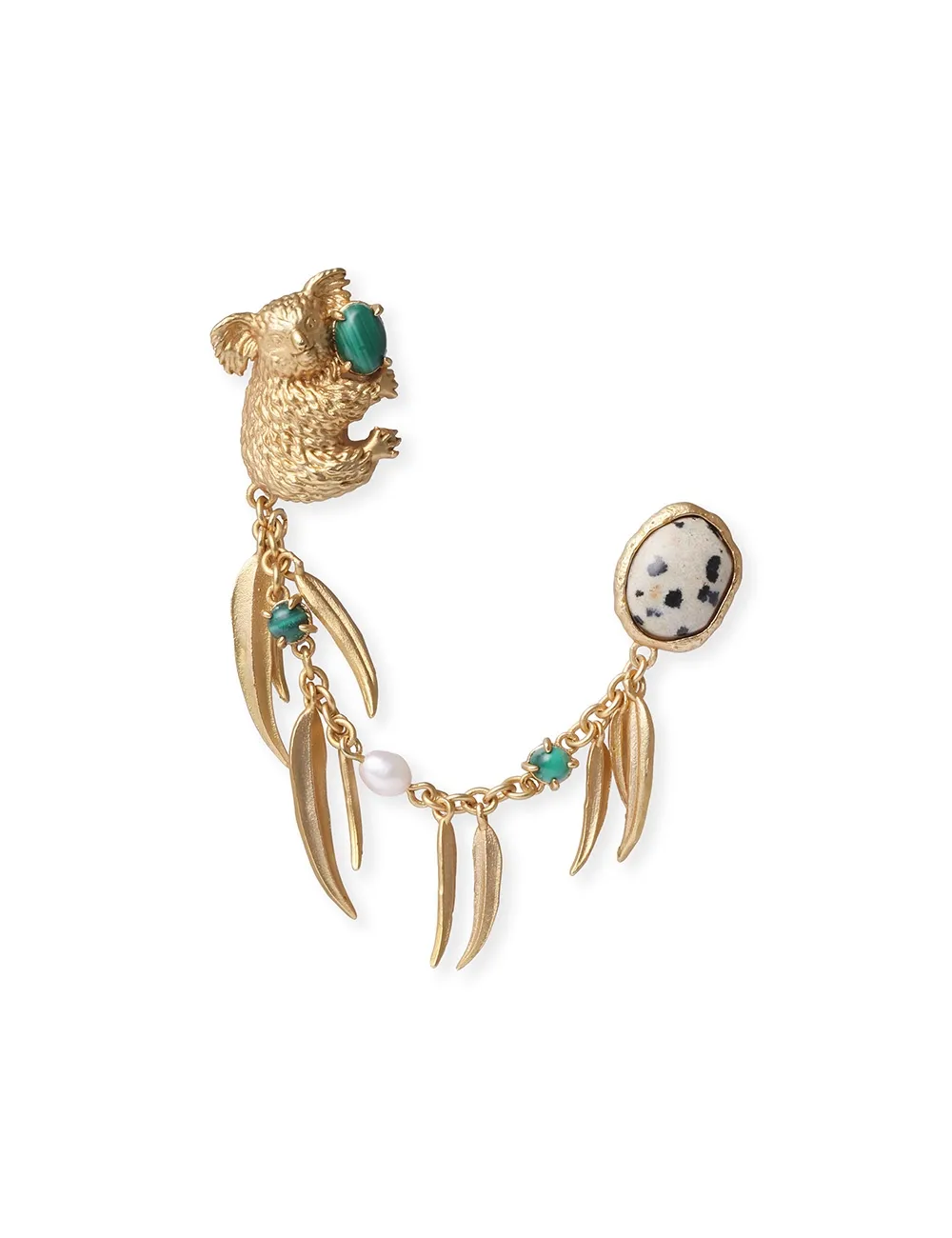 Mira Ear Cuff de Cadena Individual