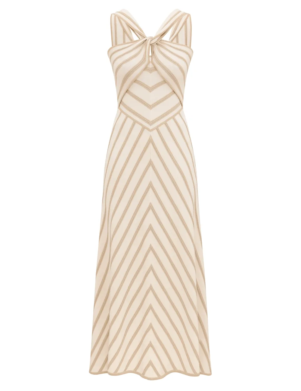 Vestido Halter Metálico Luna