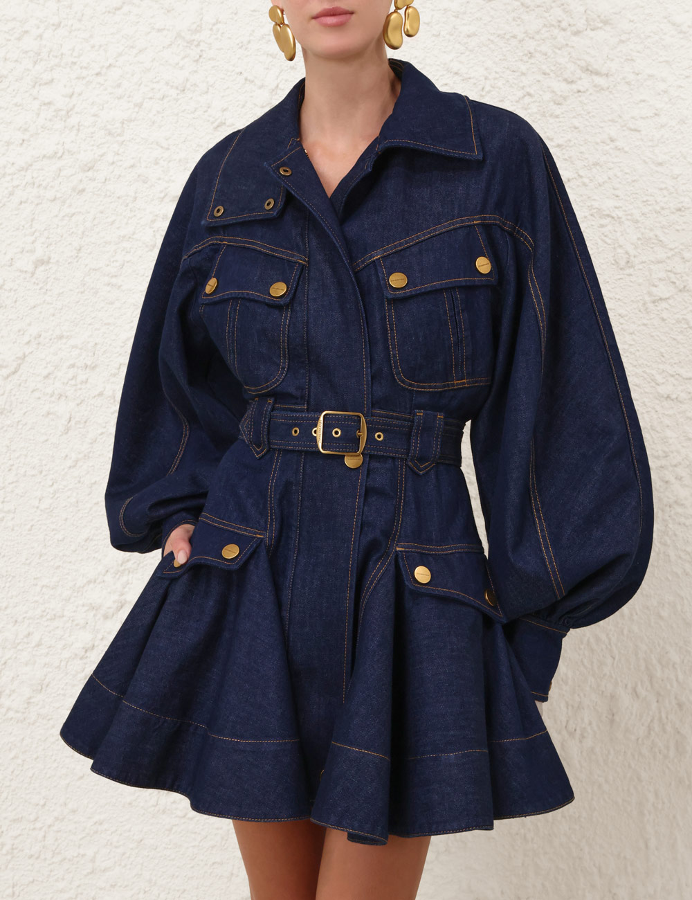 Vestido Mini de Denim Luna