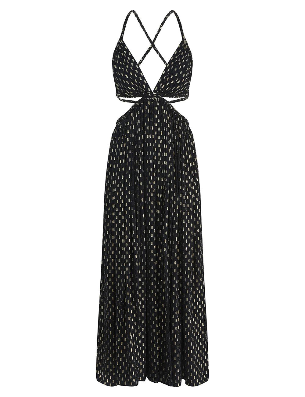 Vestido con Borde de Cuerda de Luz Diurna
