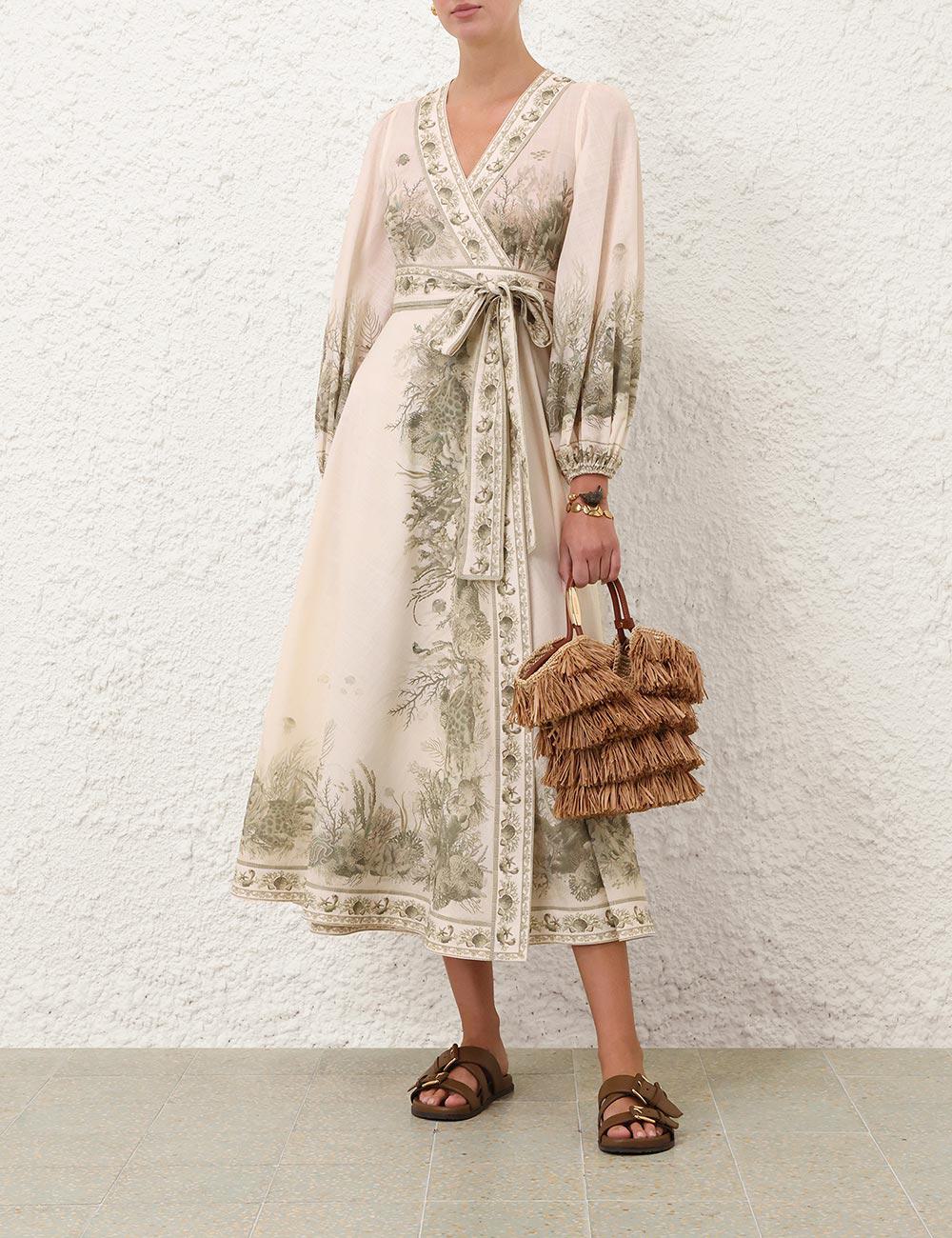 Vestido Midi Wrap Wanderlust