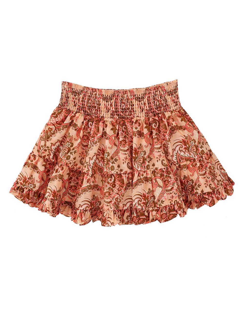 Falda con volantes en forma de burbujas para niños Aster