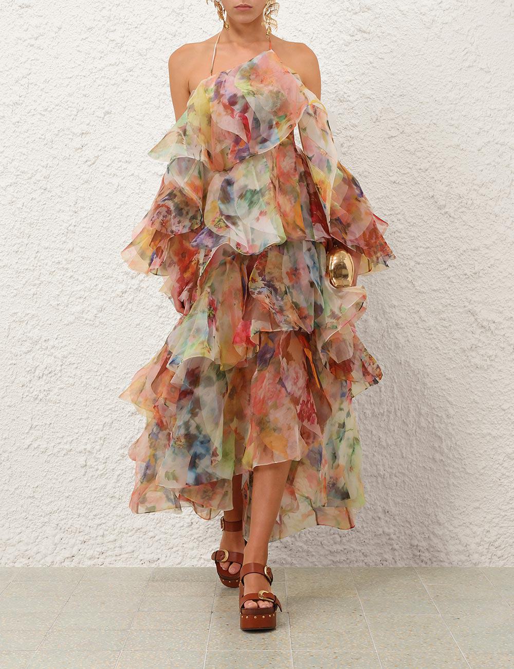 Vestido Maxi Abanado Luna