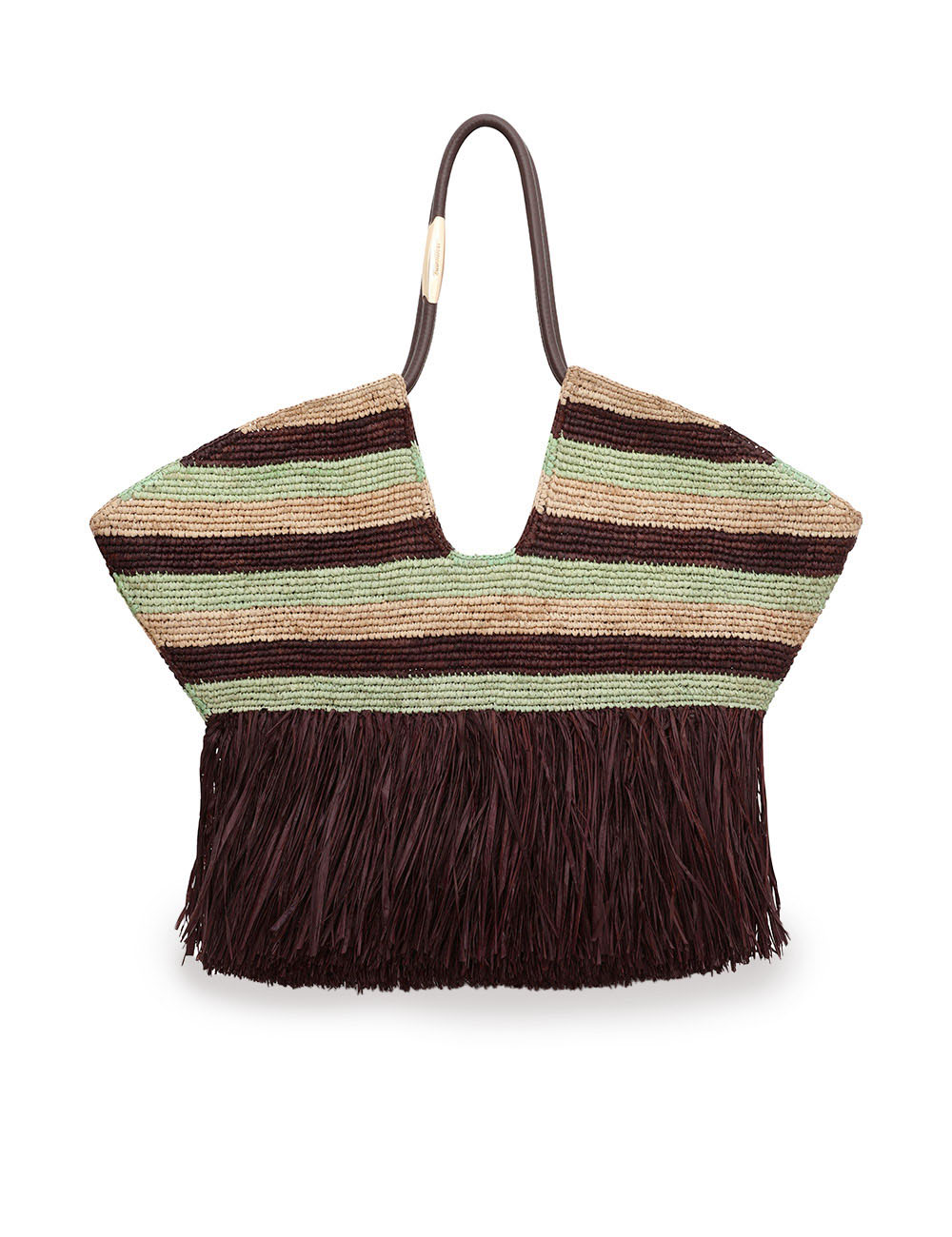 Bolso tote con flecos grande Goldentime