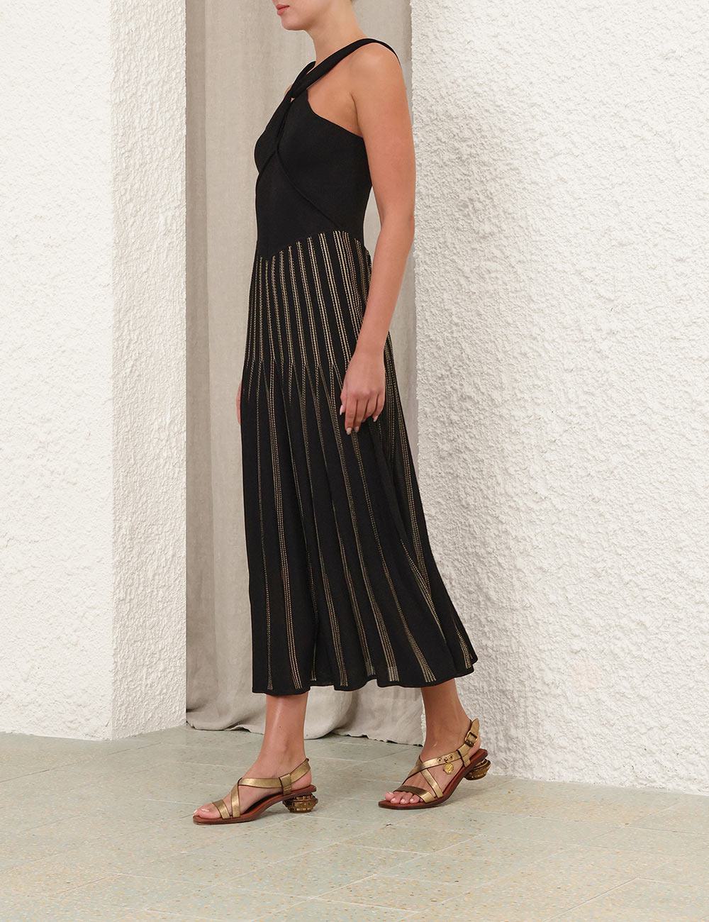 Vestido de tirantes con rayas Rebellion