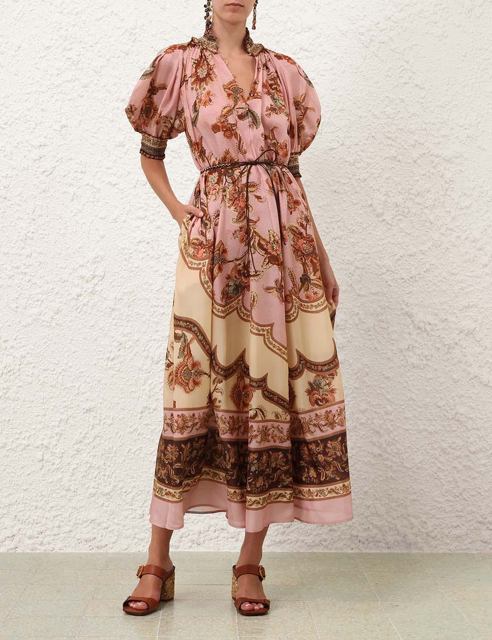 Vestido maxi Aster Billow