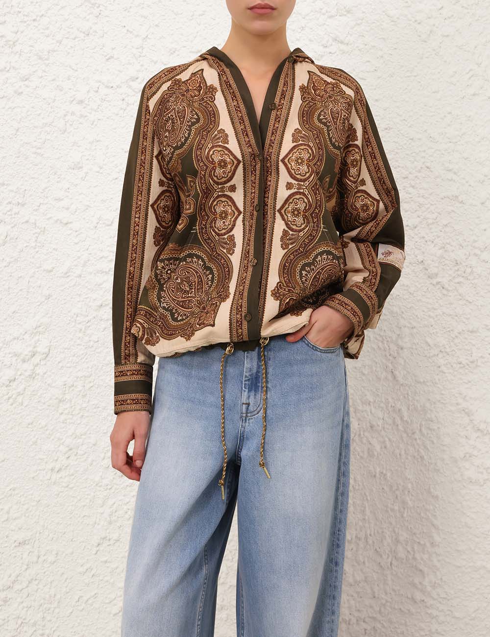 Camisa con capucha Mahon