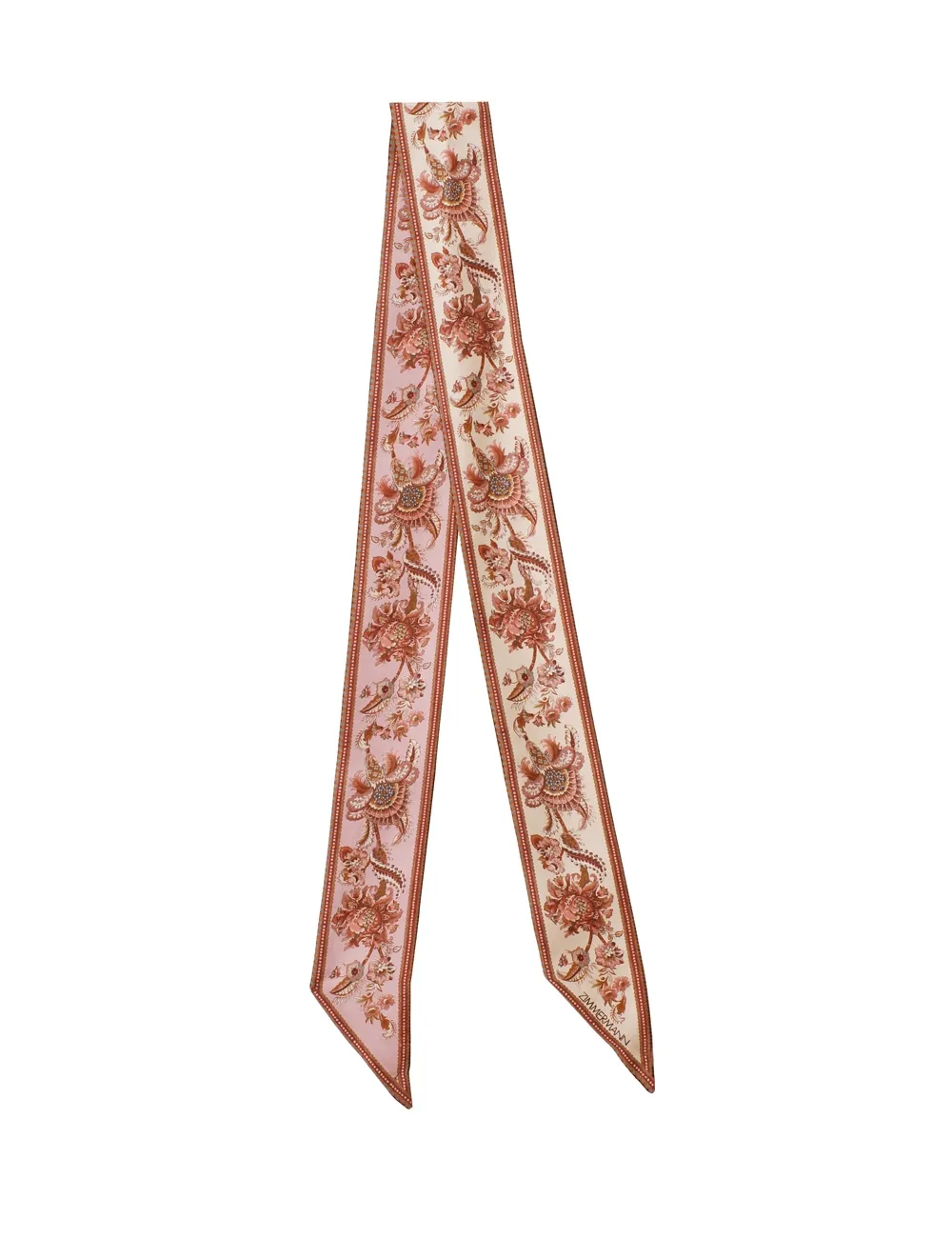 Pashmina de seda estampada