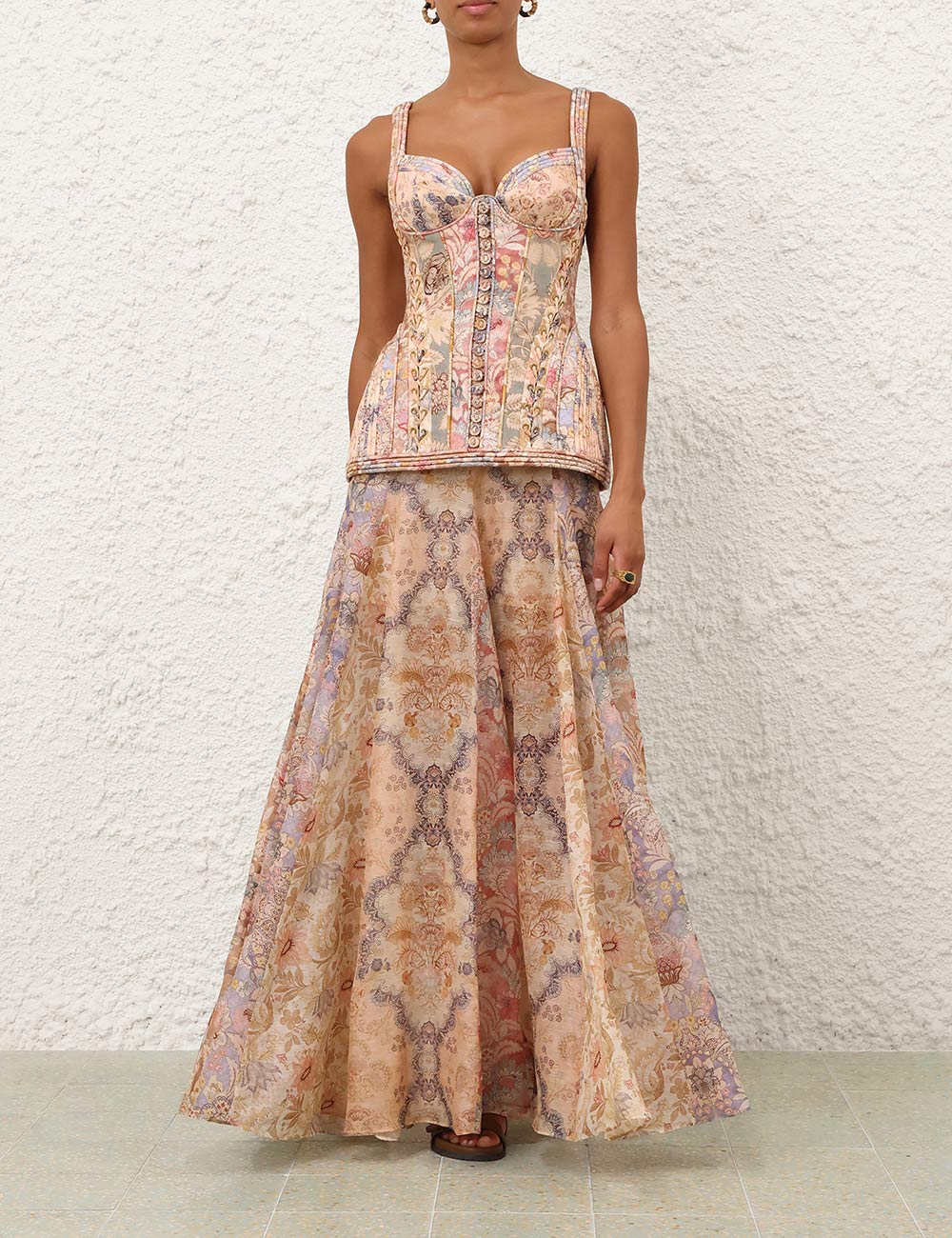 Vestido maxi con cordones Rebellion