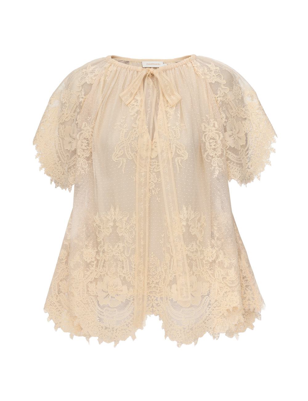Blusa de Encaje Luna Flutter