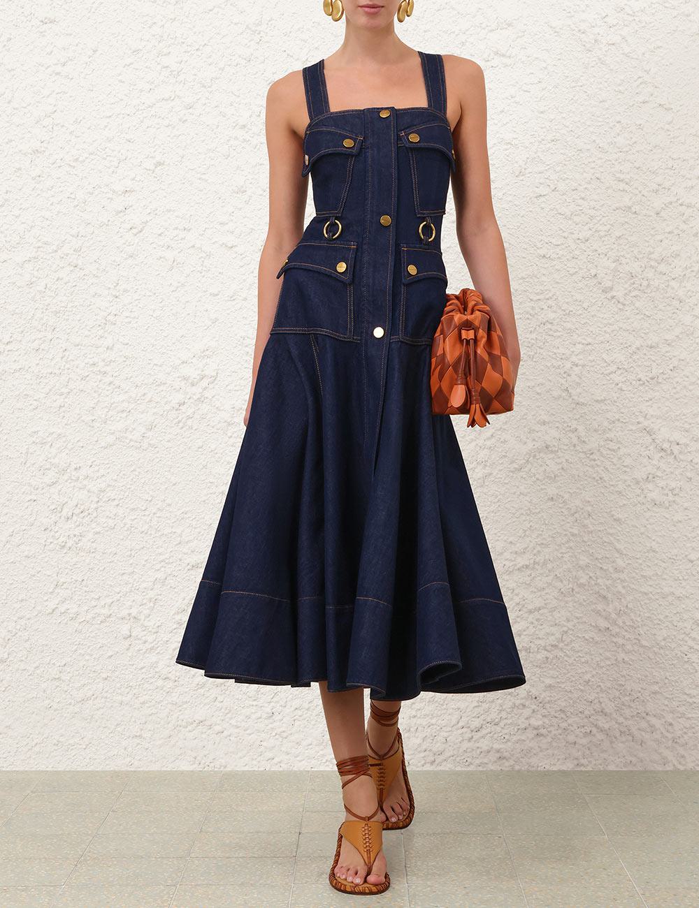 Vestido Midi de Denim Luna
