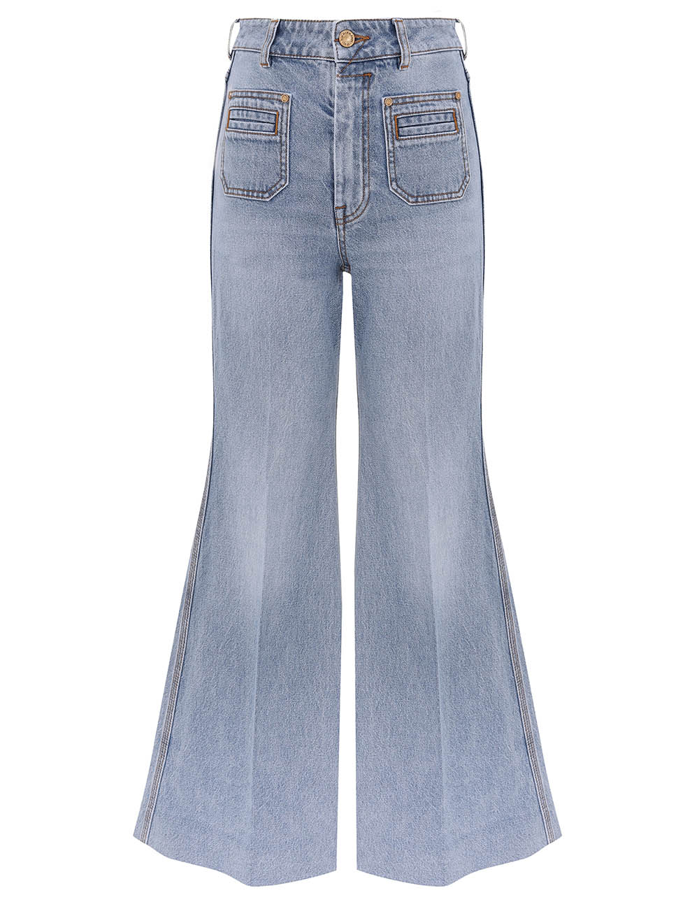 Pantalón de mezclilla con corte flare