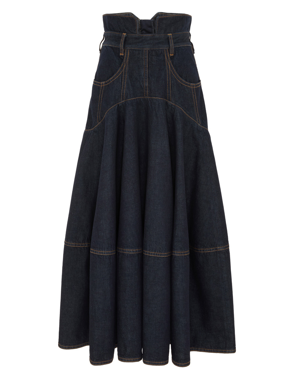 Falda Midi de Denim Luna