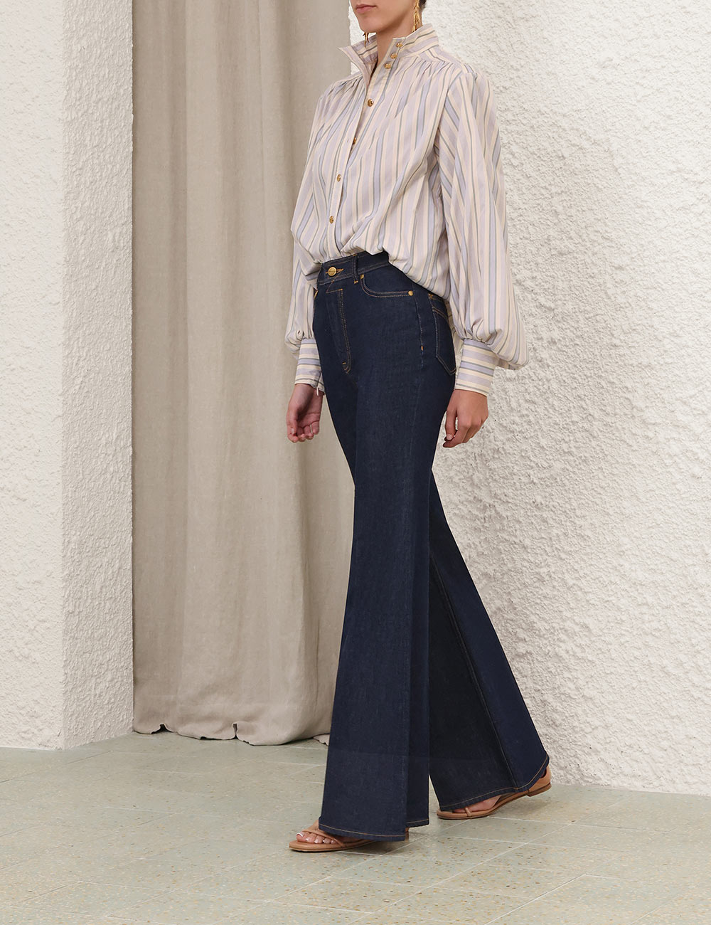 Blusa Stripe Billow