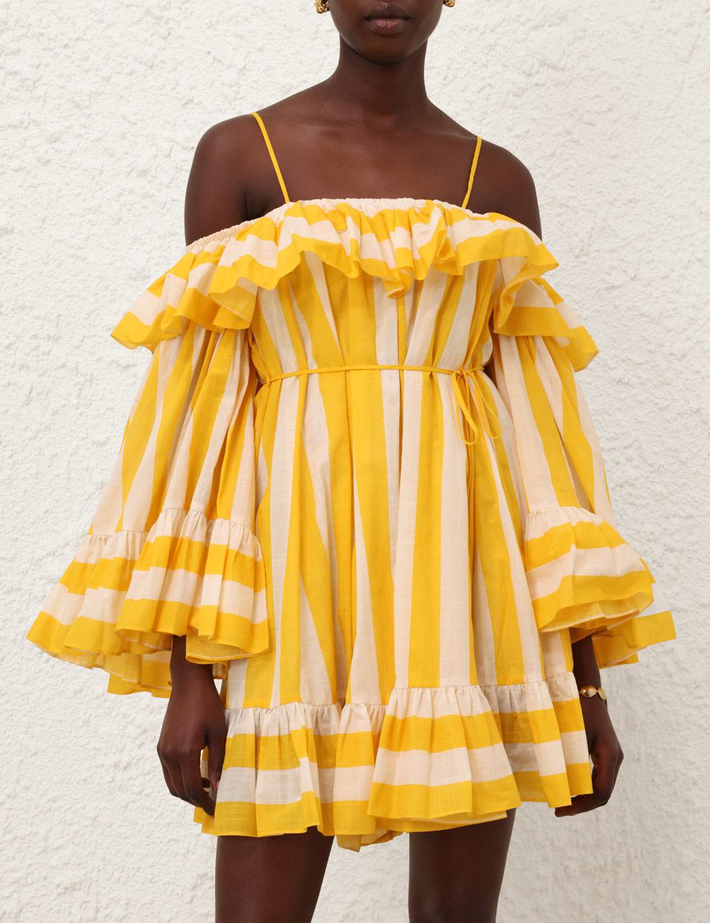 Vestido Mini Rayas de Luz